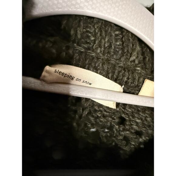 Sleeping on Snow Anthropologie Dark Green Eldora Turtleneck Sweater - Picture 2 of 8